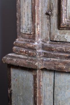 18th Century Italian Painted Corner Cabinet - 4224882