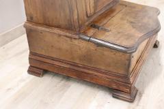 18th Century Italian Rare Antique Walnut Kneeler - 3480587