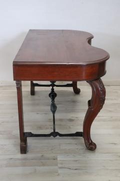 18th Century Italian Solid Oak Wood Antique Console Table - 2763042