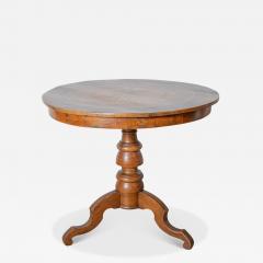 18th Century Italian Sorrento Center Table with Inlaid Starburst Top - 4207750