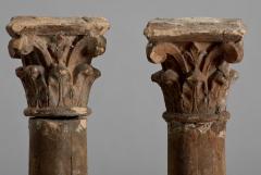 18th Century Italian Terracotta Corinthian Columns - 1866558