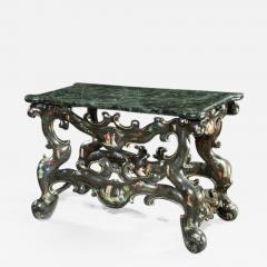 18th Century Italian Venice Polycromatic Painted Decorated Console Table - 1138220