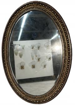 18th Century Italian Vintage Oversize Oval Wall Mirror - 3573012