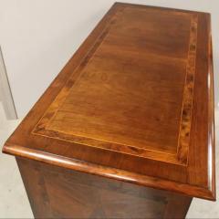 18th Century Italian Walnut Commode with Four Drawers and Ornate Hardware - 3574169