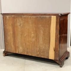 18th Century Italian Walnut Commode with Four Drawers and Ornate Hardware - 3574182