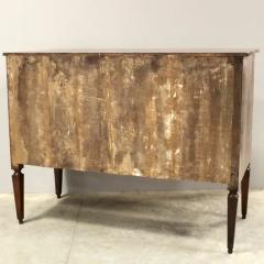 18th Century Italian Walnut Two Drawer Commode with Tapered Legs - 3577226