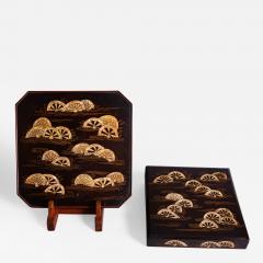 18th Century Japanese Lacquer Writing Box and Tray Set - 922174
