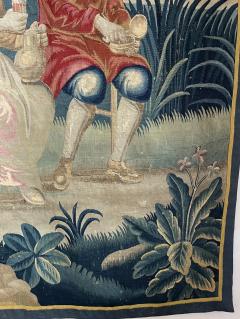 18th Century Lille Tapestry In Wool And Silk After Teniers - 4096113