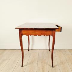 18th Century Louis XV Cherry Side Table with Drawer - 4719627
