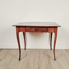 18th Century Louis XV Cherry Side Table with Drawer - 4719648