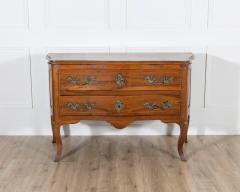 18th Century Louis XV Walnut Commode with Serpentine Front and Bronze Hardware - 4313665