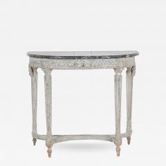 18th Century Louis XVI Period Console Table with Original Saint Anne Marble Top - 4369098