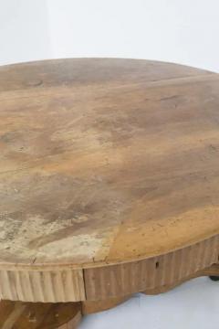 18th Century Lucchese Empire Walnut Round Table - 3659869