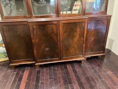 18th Century Mahogany Irish Library Cabinet with Original Glass - 4098958