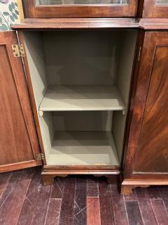 18th Century Mahogany Irish Library Cabinet with Original Glass - 4098959