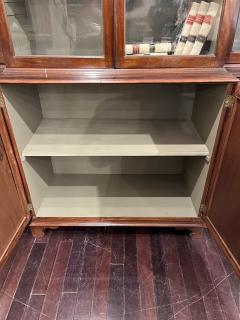 18th Century Mahogany Irish Library Cabinet with Original Glass - 4098960