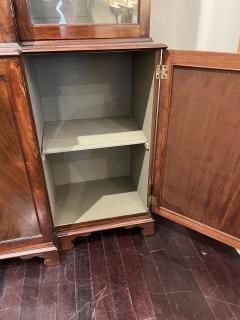 18th Century Mahogany Irish Library Cabinet with Original Glass - 4098961