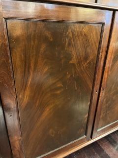 18th Century Mahogany Irish Library Cabinet with Original Glass - 4098962