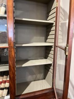 18th Century Mahogany Irish Library Cabinet with Original Glass - 4098964