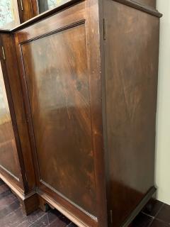 18th Century Mahogany Irish Library Cabinet with Original Glass - 4098965