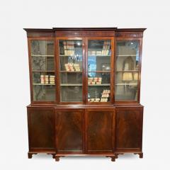18th Century Mahogany Irish Library Cabinet with Original Glass - 4101455
