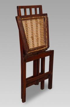 18th Century Mahogany Naval Campaign Chair - 836263