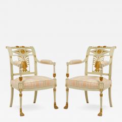 18th Century Neoclassical Louis XVI Georges Jacob Chairs a Pair - 3262999