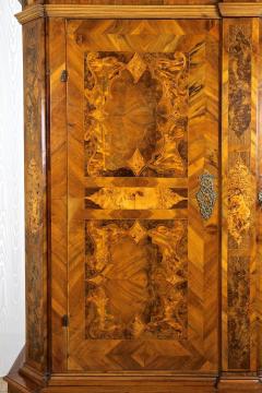 18th Century Nutwood Baroque Cabinet With Inlay Works Austria ca 1770 - 3741550