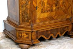 18th Century Nutwood Baroque Cabinet With Inlay Works Austria ca 1770 - 3741558