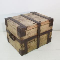 18th Century Oak French Silver Chest Strongbox - 4108569