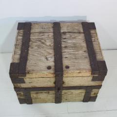 18th Century Oak French Silver Chest Strongbox - 4108574