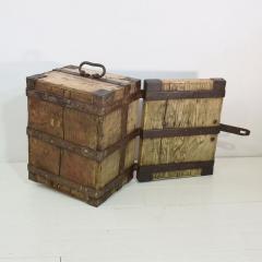 18th Century Oak French Silver Chest Strongbox - 4108577