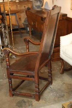 18th Century Oak Welsh Wainscot Hall Chair - 3524229