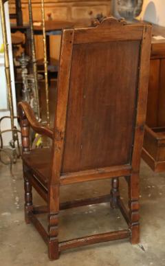 18th Century Oak Welsh Wainscot Hall Chair - 3524242