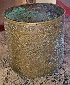 18th Century Ornate Middle Eastern Bronze Bin - 1710525