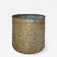 18th Century Ornate Middle Eastern Bronze Bin - 1711466