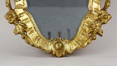 18th Century Oval Gilt Baroque Wall Mirror Handcarved Italy ca 1790 - 4790433