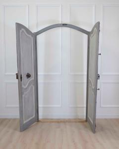 18th Century Painted Double Sided Communication Door - 4722912