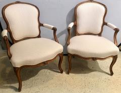 18th Century Pair of Beechwood Fauteuils or Armchairs with Provenance - 2976979