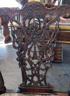 18th Century Pair of Large Chippendale Style Ribbonback Chairs - 1713104