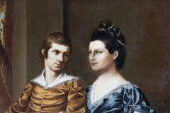 18th Century Portrait Of A Merchant And His Wife Portugal Circa 1790 - 3478449