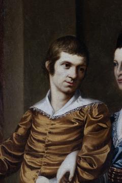 18th Century Portrait Of A Merchant And His Wife Portugal Circa 1790 - 3478452