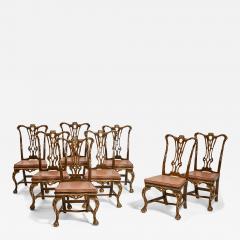 18th Century Portuguese Rococo Dining Chairs Set of 8 - 2987999