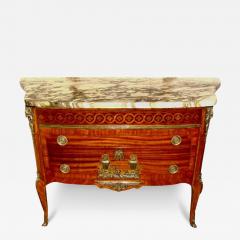 18th Century Rosewood Parquetry Louis XVI Two Drawer Commode - 3527757