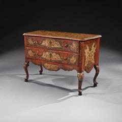 18th Century Sicilian Polychrome Painted Parcel Gilt Commode - 3068187