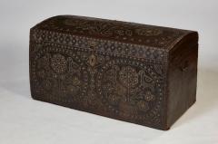18th Century Studded Leather Travel Trunk - 1647652