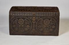 18th Century Studded Leather Travel Trunk - 1647655
