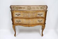 18th Century Style Venetian Serpentine Commode Chest Of Drawers IT ca 1940 - 3937569