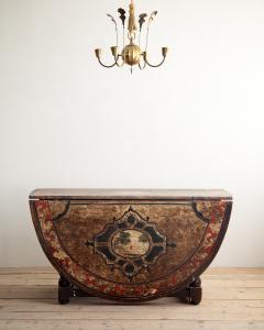 18th Century Swedish Baroque Drop Leaf Table - 4590765