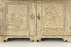 18th Century Swedish Baroque Period Secretary With Library In Original Paint - 1832591